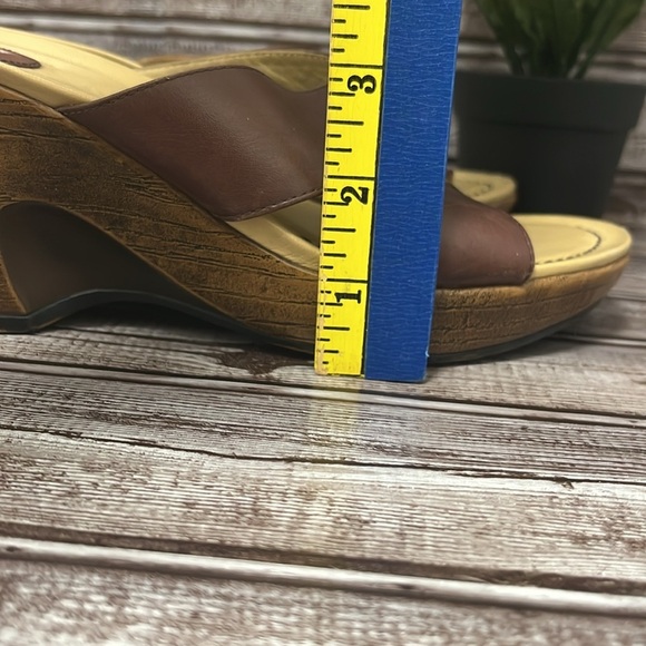 DANSKO Brown Sophie Cross over Leather Women's Sandals Size EU 41 US 10.5-11 - Picture 9 of 14